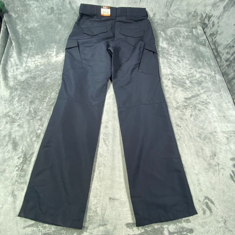 5.11 Pants Men Cargo TacLite EMS 34x34 Relaxed Fit Ripstop Utility Navy Blue NWT - Picture 5 of 6
